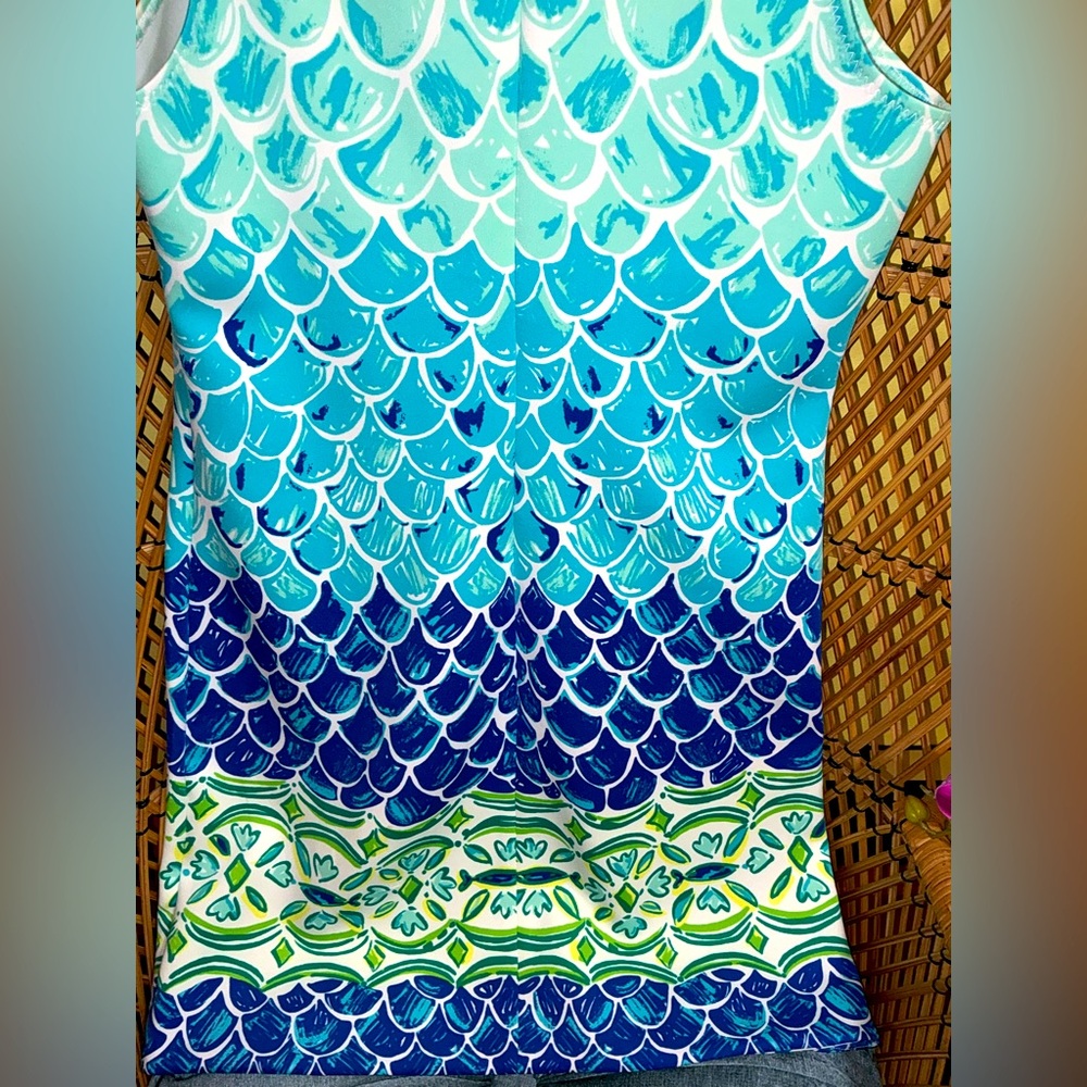 Lilly Pulitzer NWT Perla Dress 🧜♀️ Scale Back Size M 🦄 - Picture 8 of 11